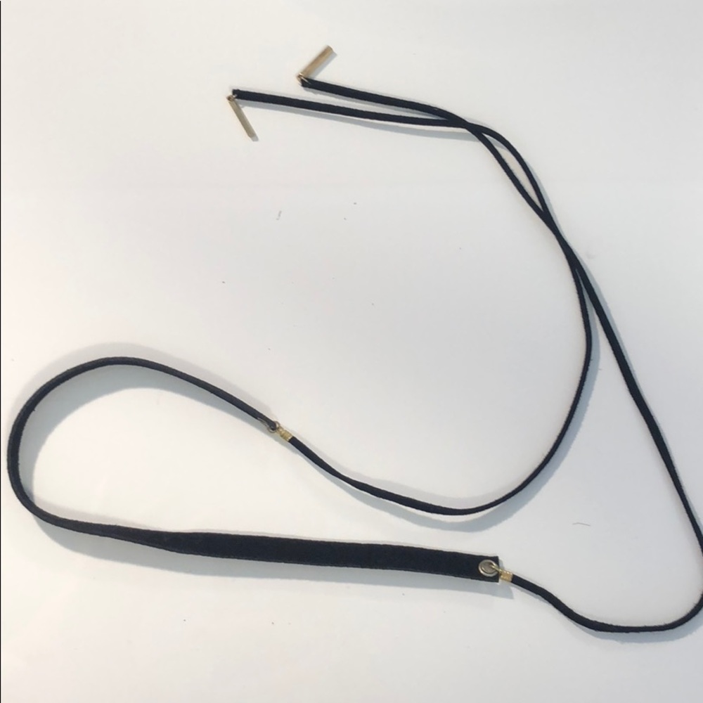 Black Suede Choker Necklace